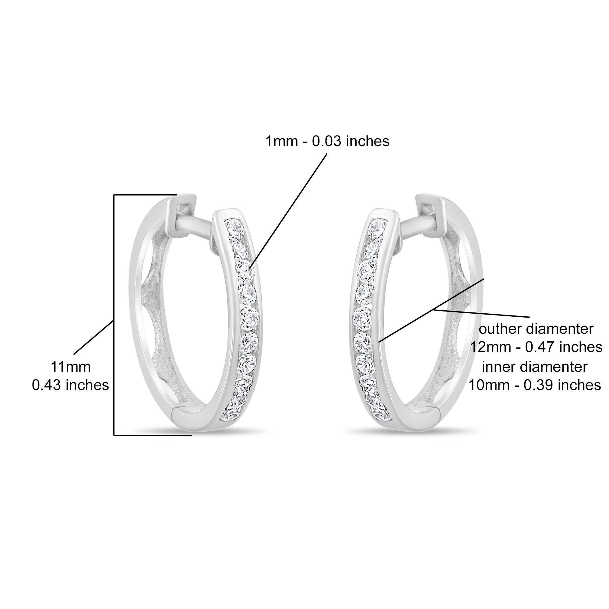 Diamond Earrings , Diamond Hoop Earrings, 18k Gold Diamond Dainty Earrings, Geniue Diamond for Women Hoop Earrings, Gold Huggie Earrings