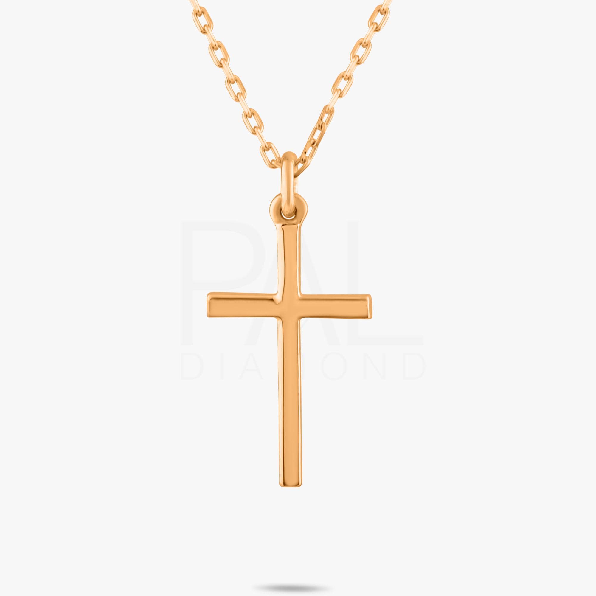 18k Gold Cross Necklace, 14k Solid Gold Cross Necklace for Women, Gold Cross Necklace for  Men, Solid Gold Religious Jewelry, Cross Pendant