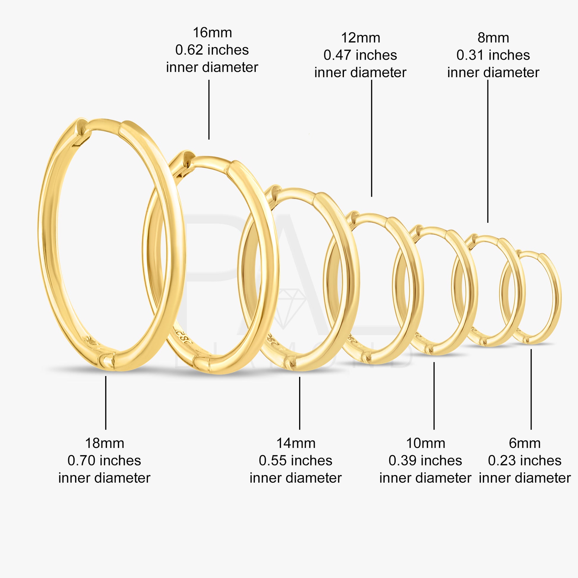 These handmade solid gold hoop earrings are designed for effortless everyday wear.